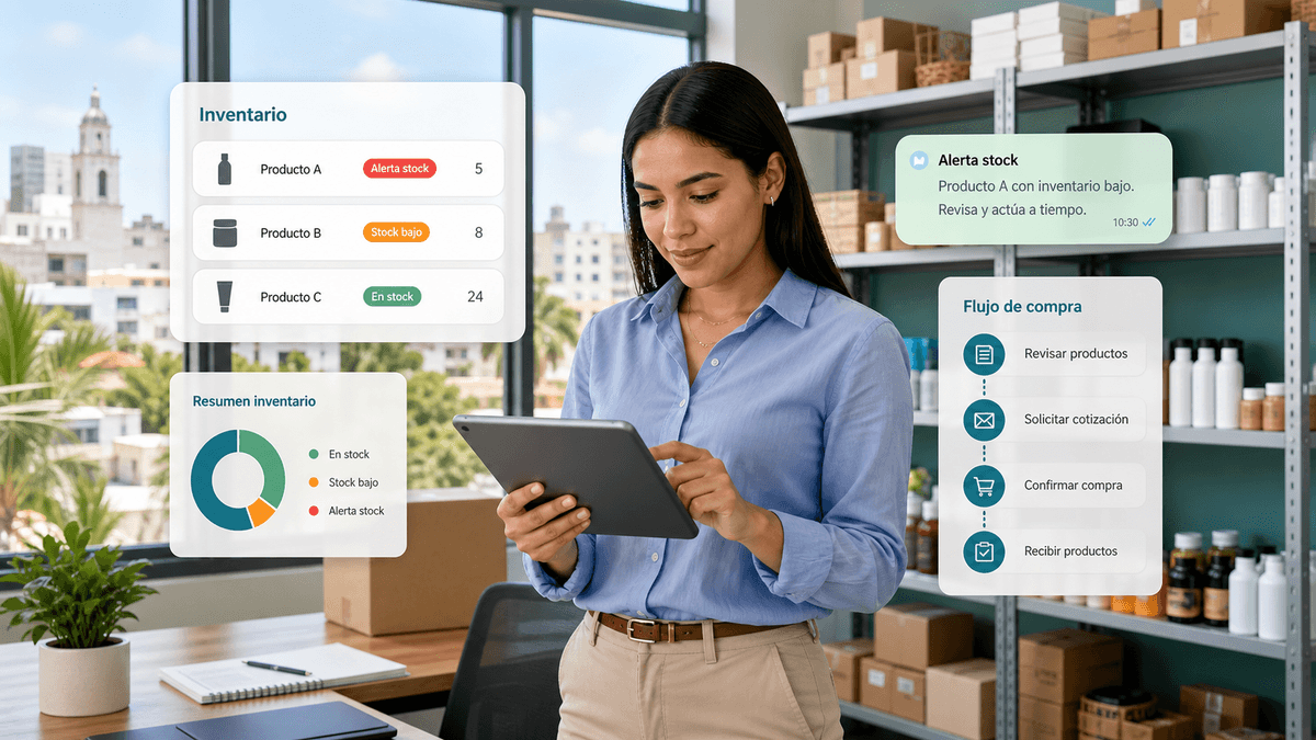 Imagen de portada: Alertas de inventario para pymes: cómo evitar quedarte sin productos o comprar de más