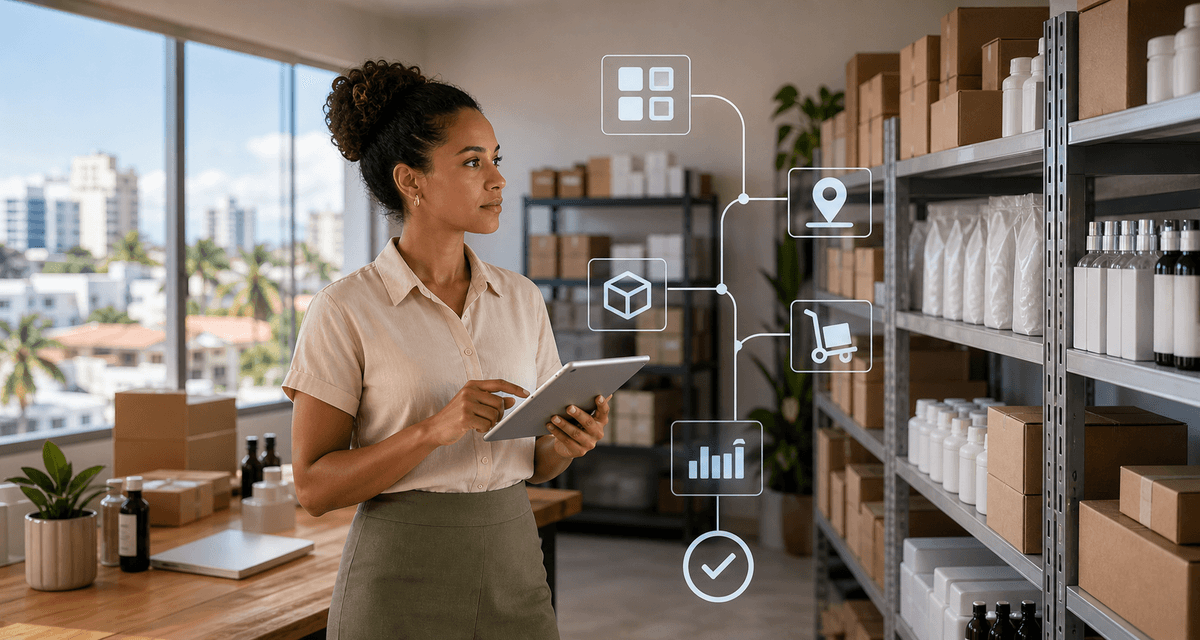Imagen de portada: Cómo ordenar el inventario y las reposiciones antes de comprar un ERP