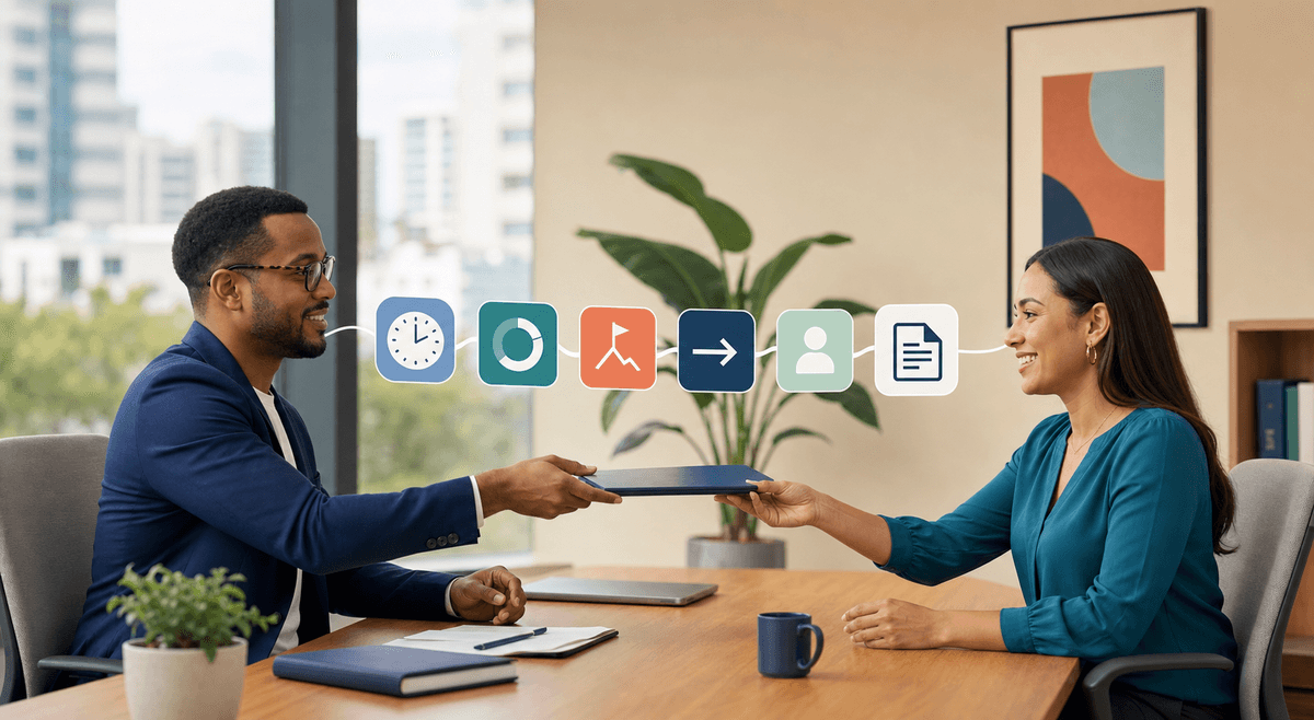 Imagen de portada: Cómo conservar el contexto de clientes cuando cambia la persona responsable